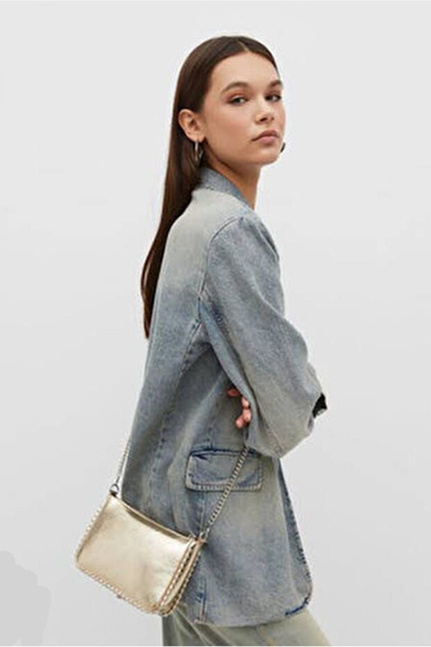 Mini boncuklu çanta - 5