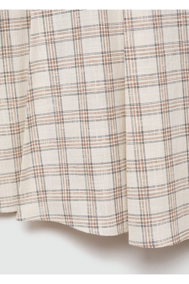 Kareli kloş etek - 7