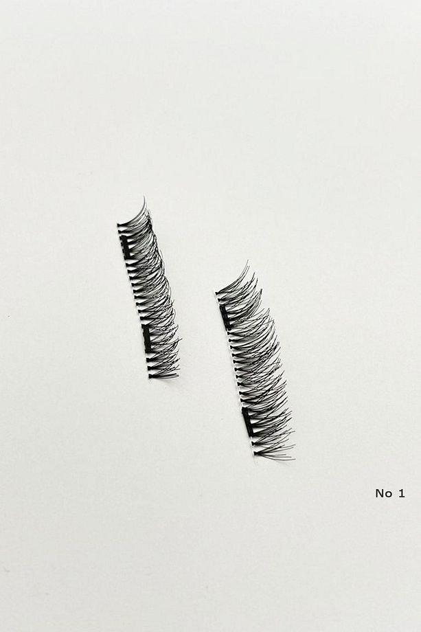 Doğal Görünümlü Manyetik Mıknatıslı Tam Boy Takma Kirpik - No:1 - 3