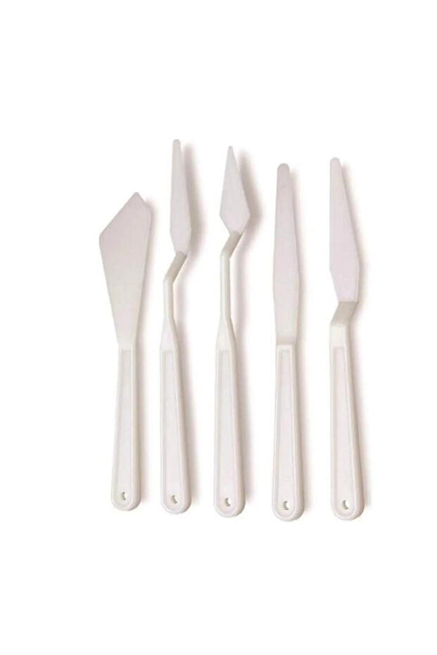 Akrilik Boya Seti 12 Renk -şövalye-tuval Fırça Seti -spatula- - 3