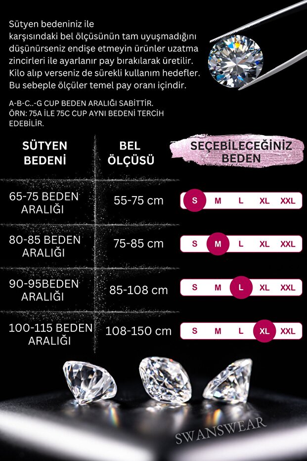 Diana Seksi Fantezi Takım Sevgililer Günü Hediye Kostüm Sütyen Tanga Iç Çamaşırı Set Kadın - 7