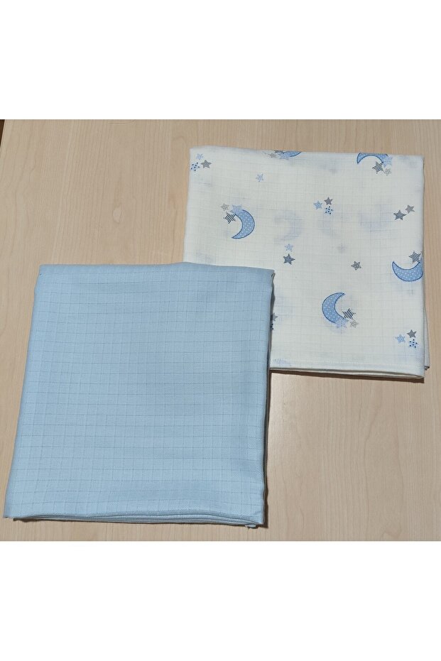 Baby Muslin Blanket 85 Cm*85 cm (2 Pcs) 100% Cotton Baby Blanket