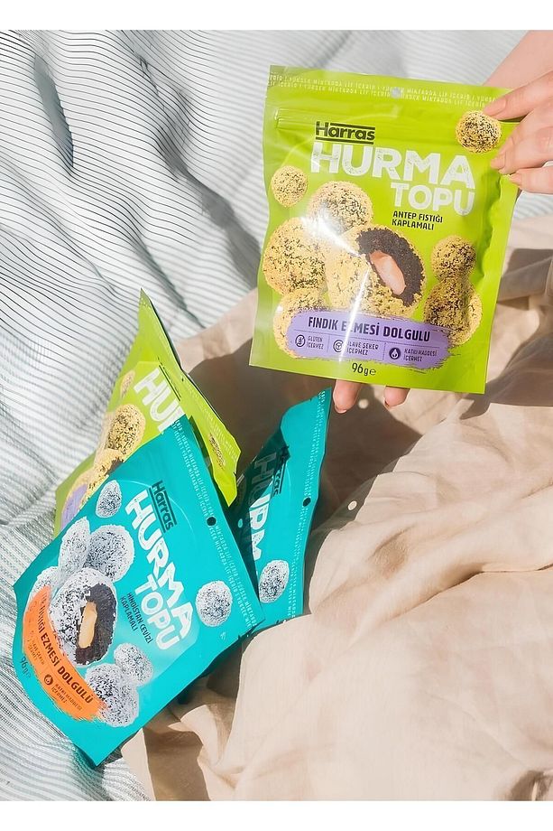Antep fıstık kaplı hurma topları 96 gr X 4 Adet - 5
