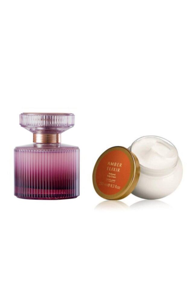 Amber Elixir Mystery Edp 50 ml Amber Krem Set (%100 ORJİNAL,BARKOTLU ÜRÜN) - 1