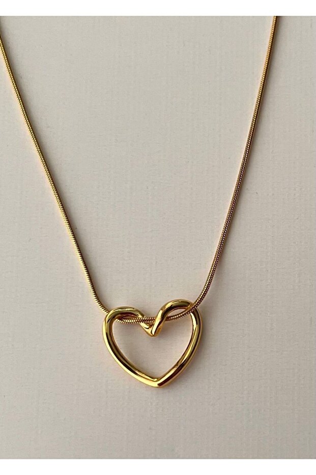 Paslanmaz Kalp Kolye - 2