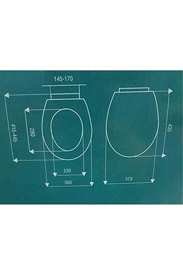 Universal Çocuk Adaptörlü Amortisörlü Klozet Kapağı Kapak - 4