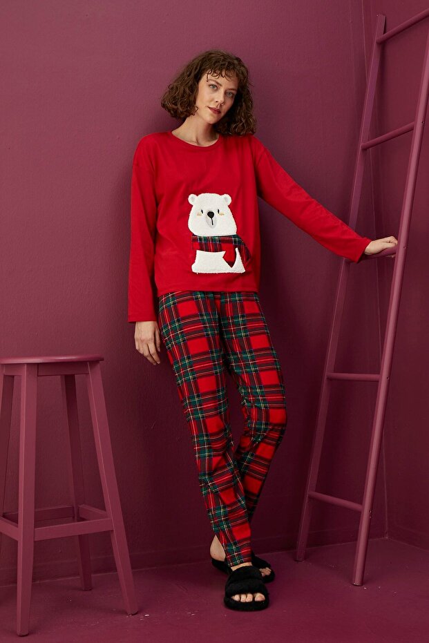 Pamuklu Pijama Takım - 3