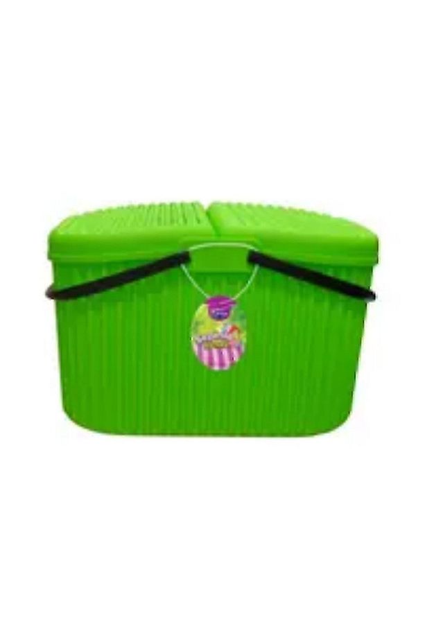 Piknik Sepeti Renkli 30 Litre Geniş Sarı Ve Yeşil Renkler Renk Belirtiniz. - 3