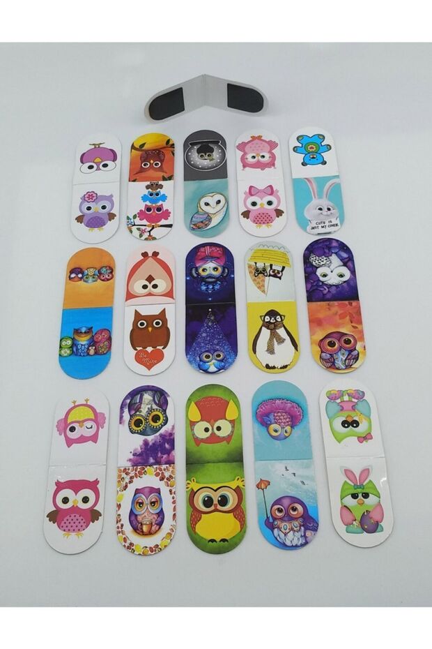 Small Size Cute Owls with Magnets Inside Bookends (15 Pieces)