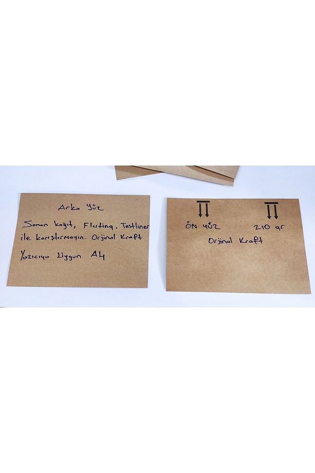 220 gr Kalın A4 Kraft Kağıt 150 Adet - 2