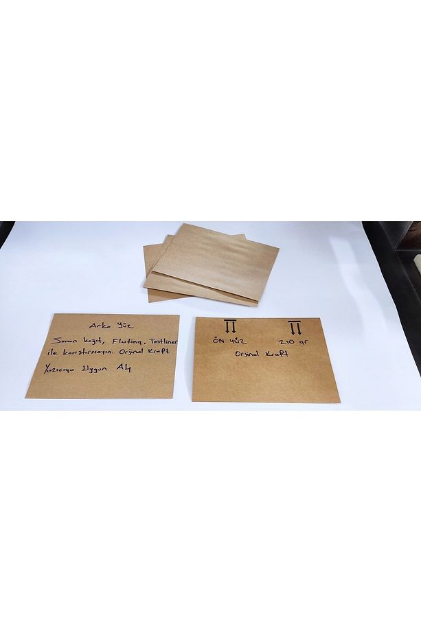 220 gr Kalın A4 Kraft Kağıt 150 Adet - 1