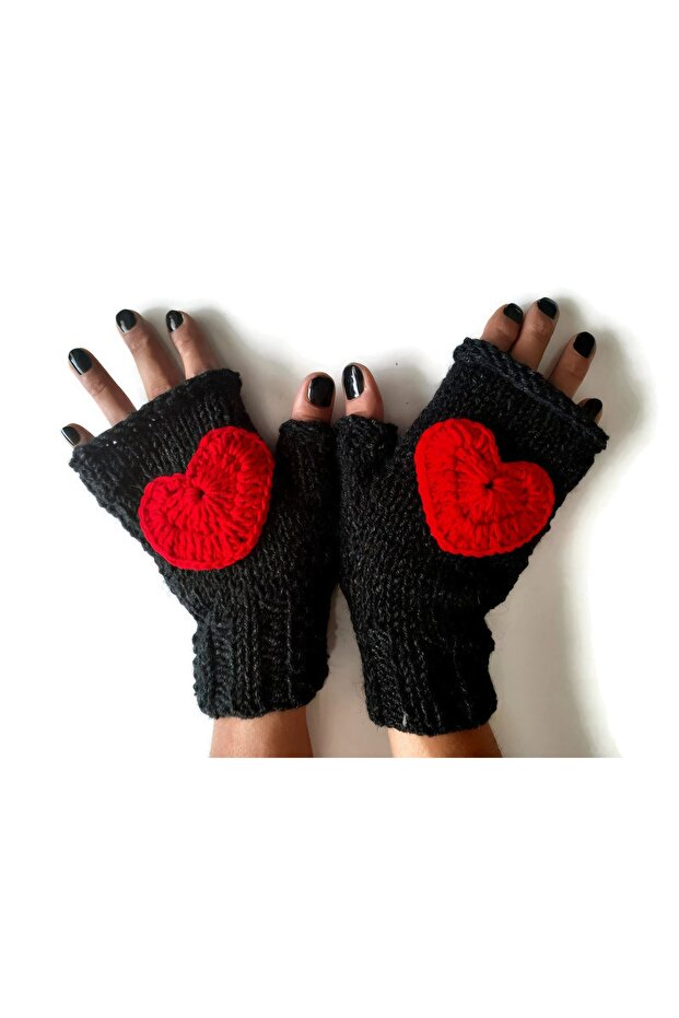 Fingerless Women's Gloves, Hand Knitted Gloves, Crochet Gloves