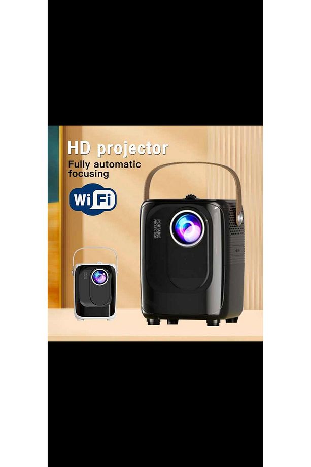 Projeksiyon SMART FULL HD Android 5G Projektör tasına bilir  Wi-Fi Bluetooth destekli - 1