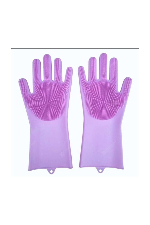 Silikon Bulaşık Yıkama Eldiveni - 1