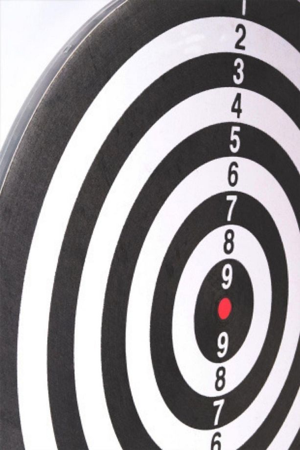 Dart Seti Büyük Boy 43 cm (17 İnç) + 6 Dart Oku (6 Gr) Hedef Tahtası - 4