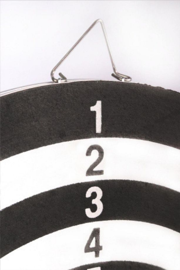 Dart Seti 38 cm (15 İnç) + 6 Dart Oku (6 Gr) Hedef Tahtası - 6