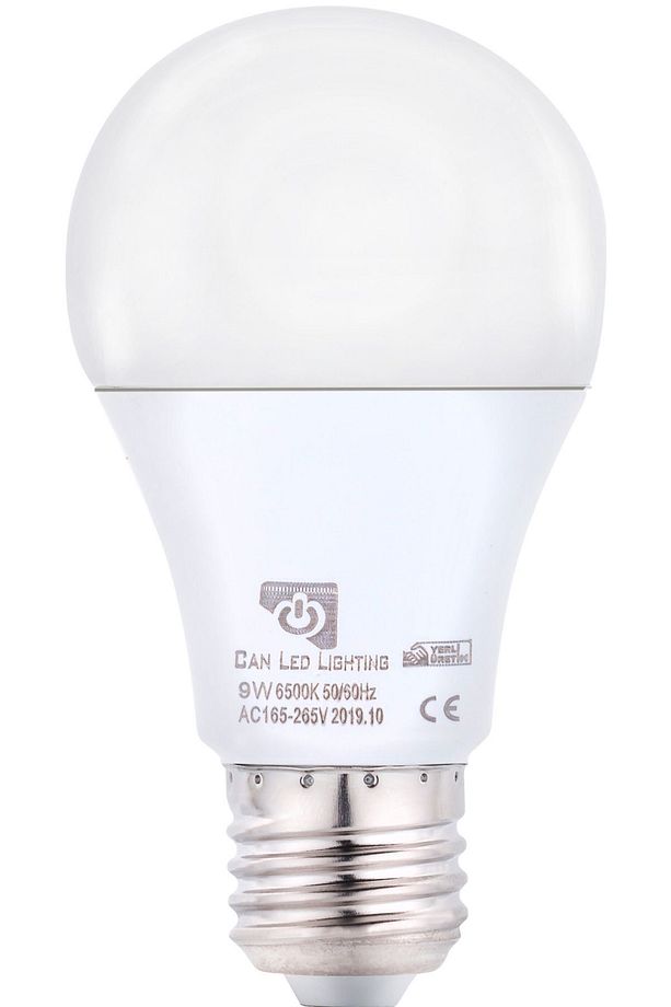 9 Watt E27 Led Ampül 3000K Sarı Işık - 1