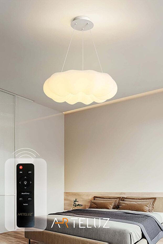 Luxury Bulut Model Modern Sarkıt Avize (55 CM) - 1