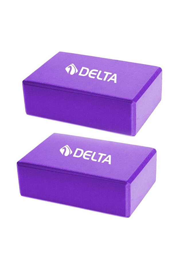 Delta Çiftli Yoga Blok - 2 Adet Yoga Block - Eva Yoga Bloğu Seti