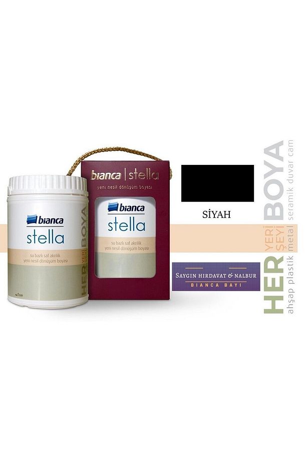 Stella Mutfak Tezgahı Boyama Seti Siyah - 2