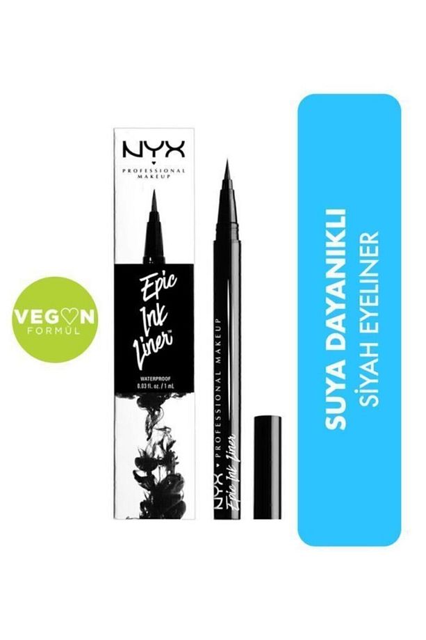 Vegan Formül Ikili Set - Nyx Epic Ink Siyah Eyeliner & Garnier Micellar Makyaj Temizleme Suyu 400 Ml - 4