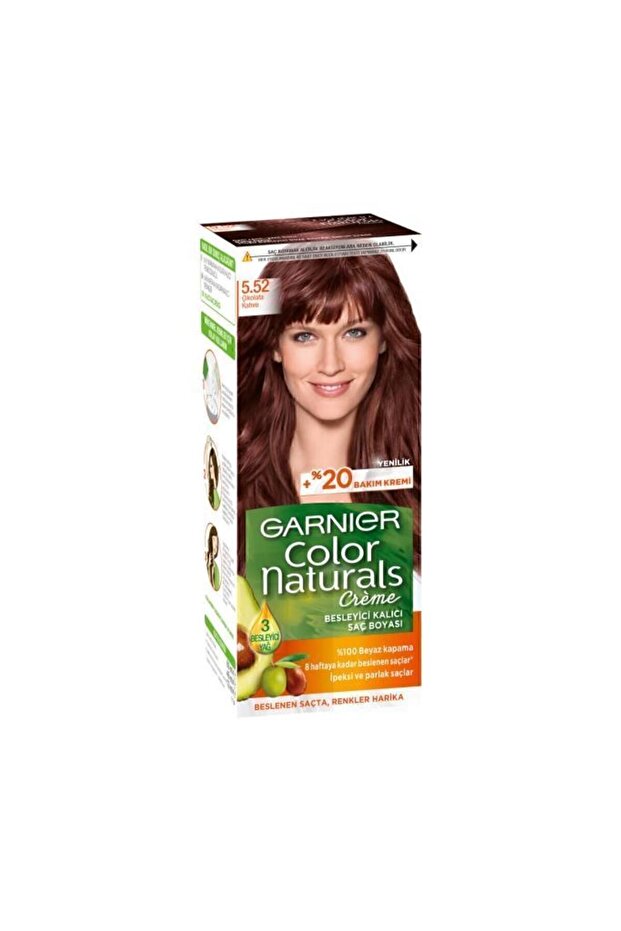 Color Naturals Saç Boyası 5.52 Çikolata Kahve - 2