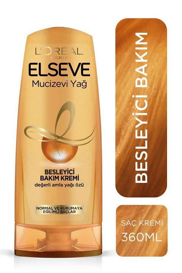 Mucizevi Yağ Bakım Şampuan 360ml & Saç Kremi 360 ml & Yıpranmış Saçlar Için Saç Bakım Yağı - 3