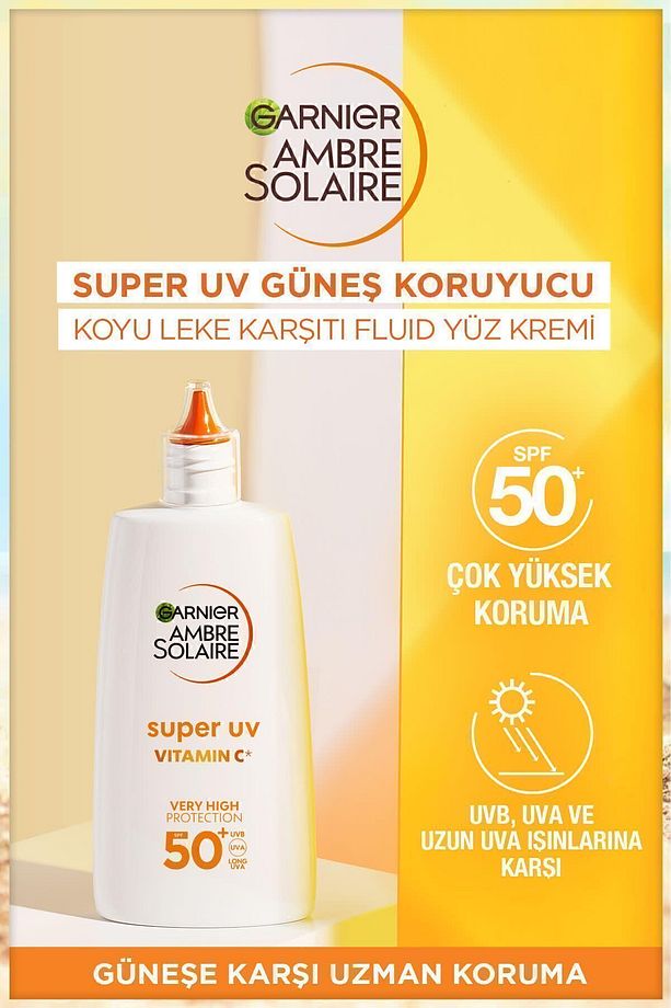 Ambre Solaire Super UV C Vitamini Koyu Leke Karşıtı Fluid Krem SPF50+ 40ML - 4