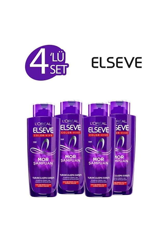 200 ml Purple Anti-Orange Shampoo Set of 4