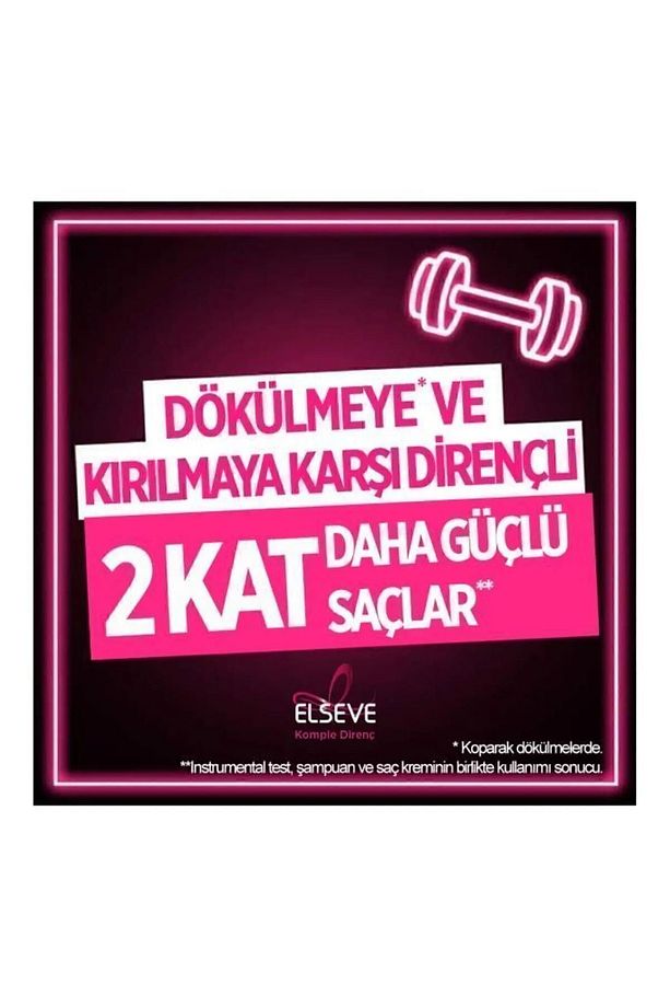 Komple Direnç Dökülme Karşıtı Şampuan 390 ml 2'li Set - 7