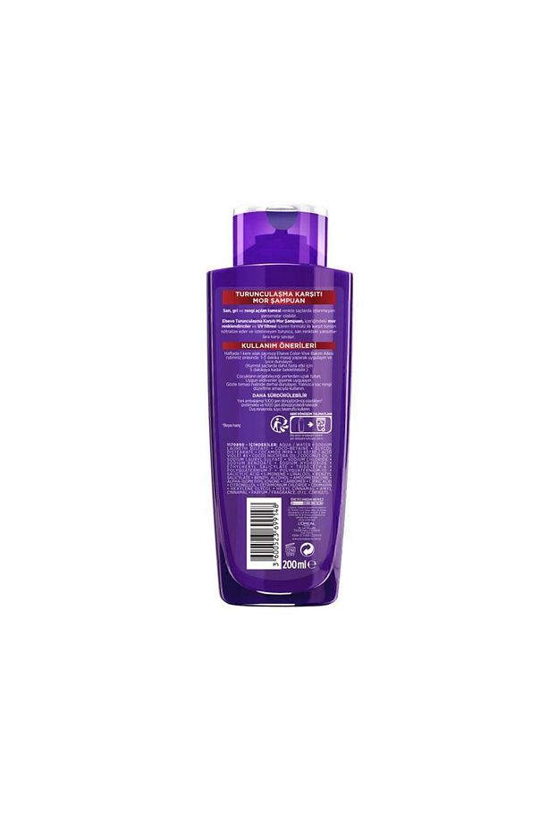 5'li Turunculaşma Karşıtı Mor Şampuan 200 ml Seti - 4