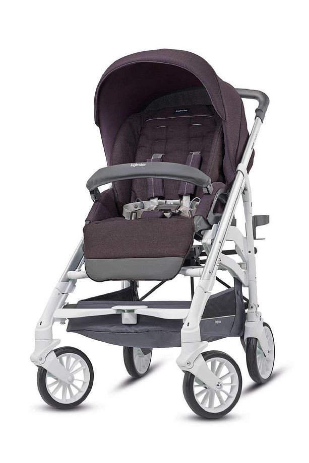 Inglesina Trilogy Tek El Tek Hamle ile Katlanıp Açılan Çift Yön Bebek Arabası - Marron Glace - 3