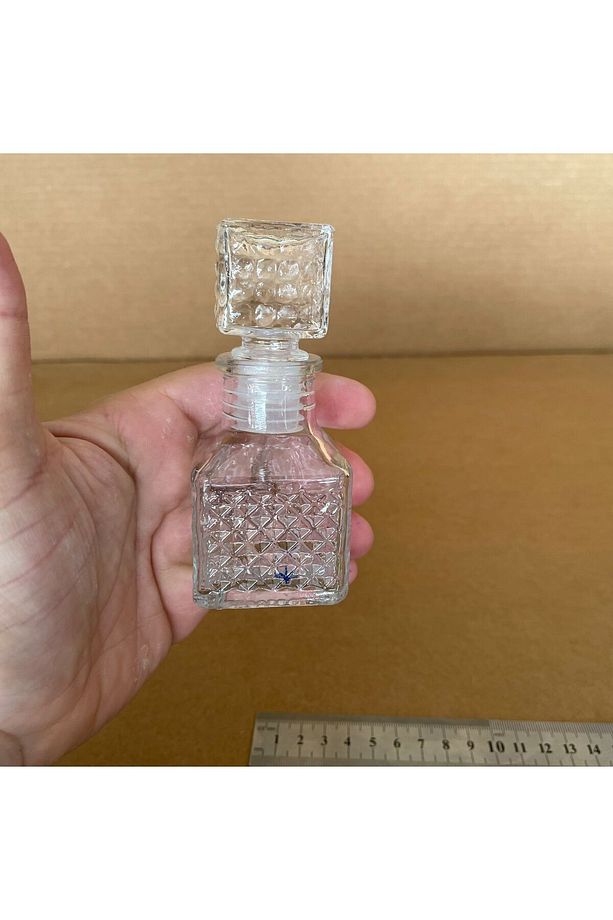 50 CC LÜKS CAM ŞİŞE - CAM KAPAKLI - KARE - 3