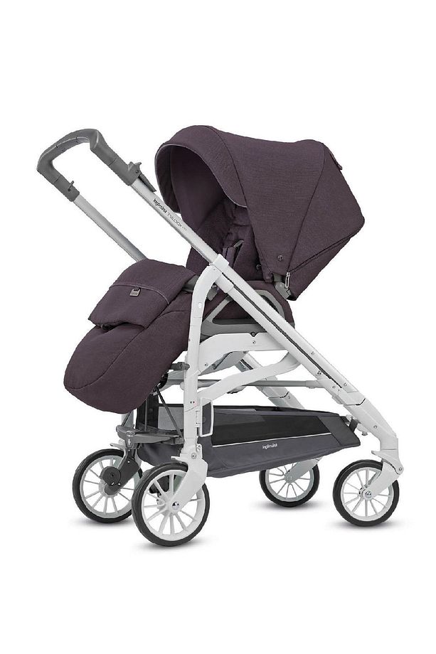 Inglesina Trilogy Tek El Tek Hamle ile Katlanıp Açılan Çift Yön Bebek Arabası - Marron Glace - 5