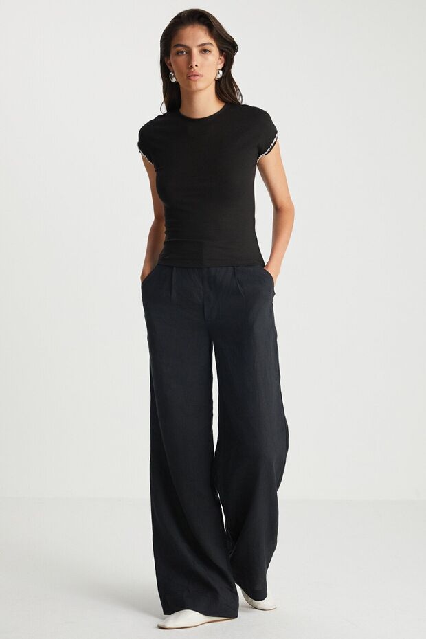 Siyah Modal Tişört - 3