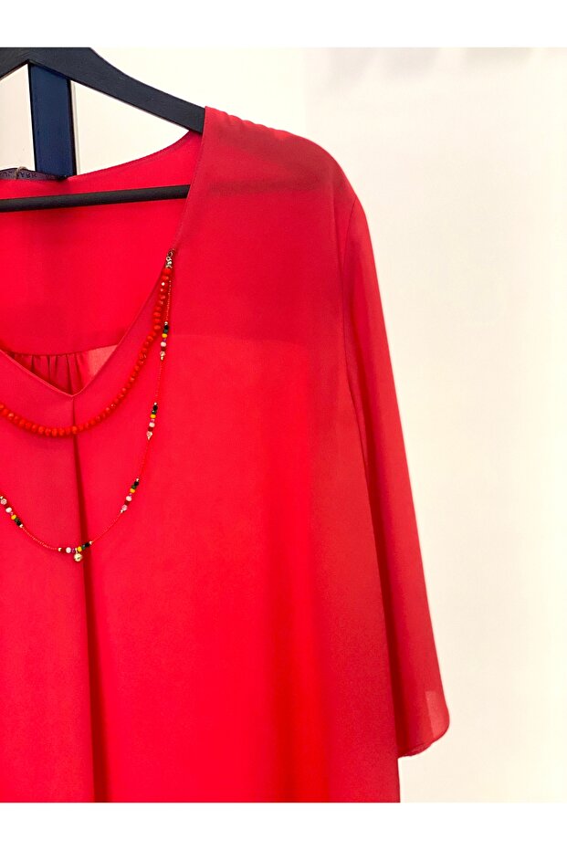 NAR ÇİÇEĞİ BONCUKLU TUNİK - 3