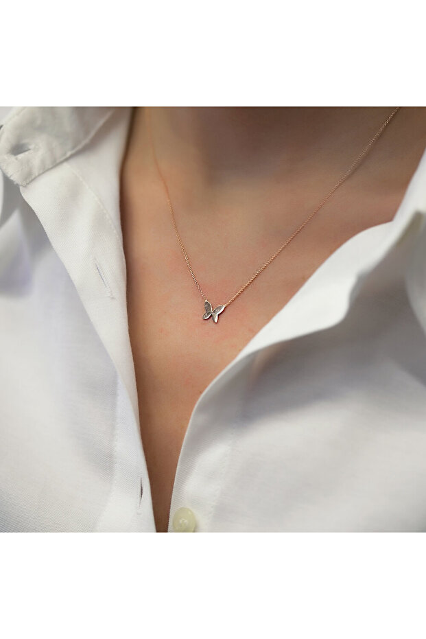 Kelebek Altın Kolye - 1