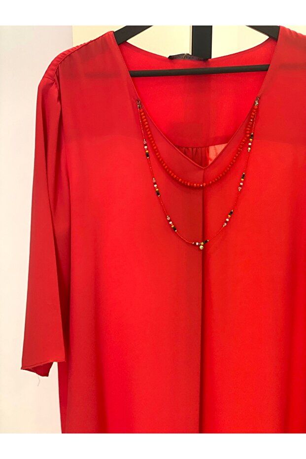 NAR ÇİÇEĞİ BONCUKLU TUNİK - 1