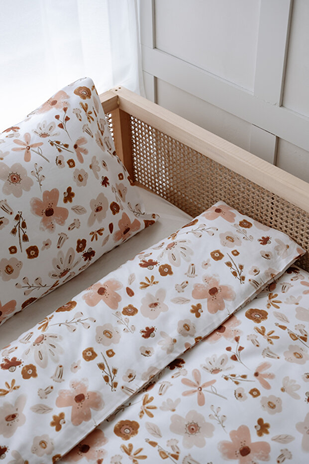 Flower Garden Single Duvet Cover Set (160X220) - Floral Joys
