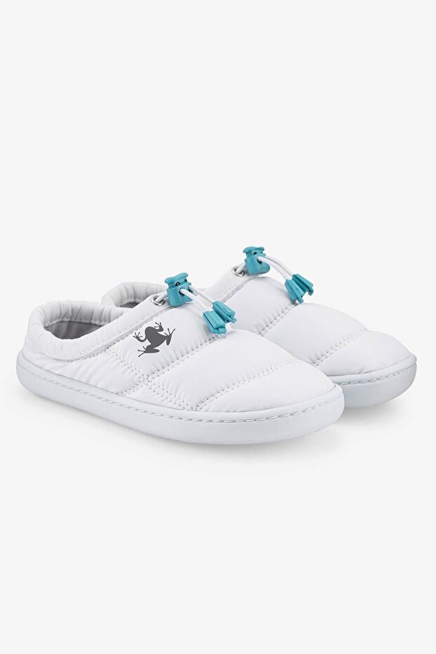 Hoppuff Casual Dynamic White Barefoot Kids Shoes