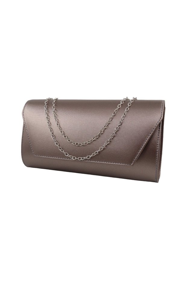 Platinum Evening Dress Bag. Platinum Women's Evening Dress Bag. Evening Dress Platinum Fabric Event Night Portfolio Clutch Bag.