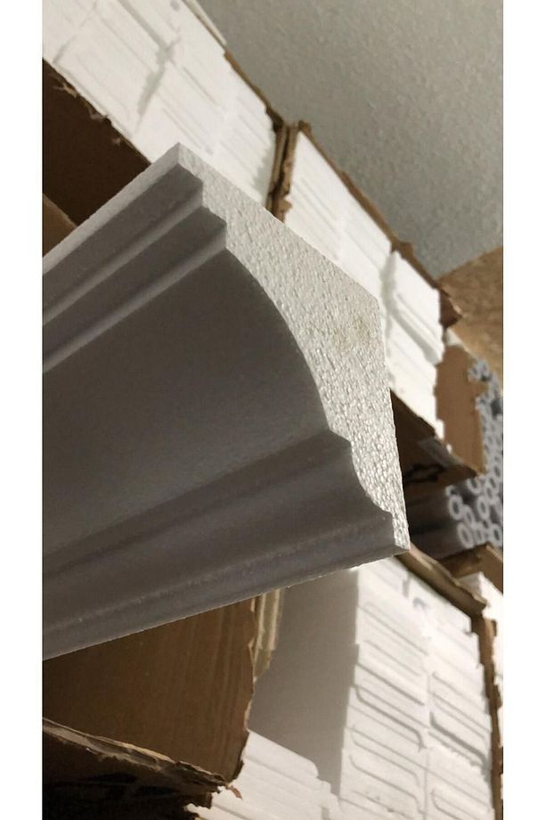 Hazır Korniş Önü Strafor Kartonpiyer Klk-1 10*10cm 2 Adet (4 METRE) - 7