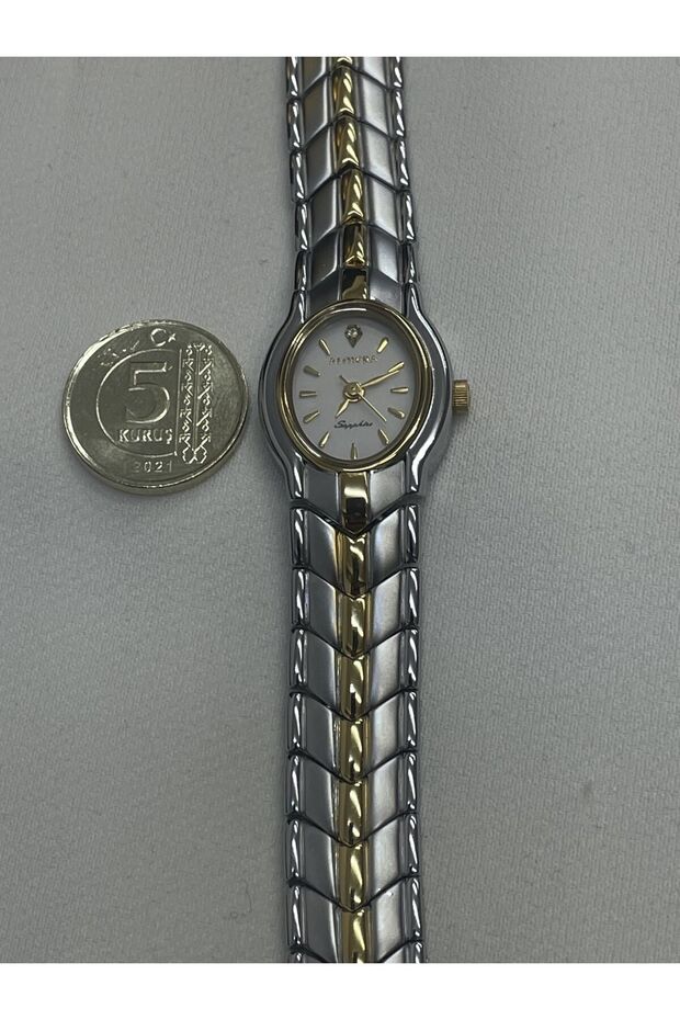 Gold Silver Vintage Women's Watch Alsaat