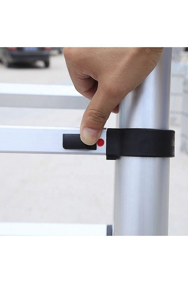 Alüminyum Çift Yönlü Teleskopik Merdiven | 9+9 Basamak - 5.6 Metre - 4