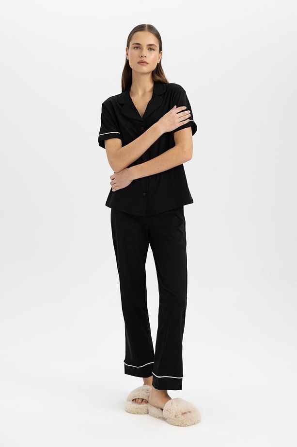 Fall In Love Regular Fit Kısa Kollu Pijama Takım D0917ax24sm - 3