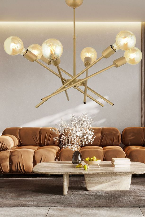 Meter 6 Lı Eskitme Modern Genç Odası Mutfak Yatak Odası Salon Avize - 1