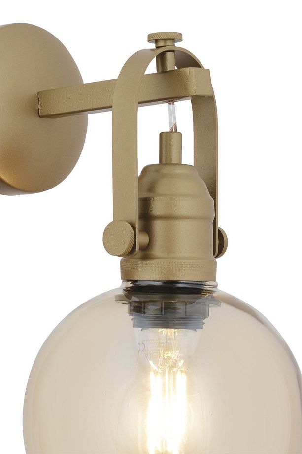 Cherish Tekli Eskitme Bal Camlı Modern Yatak Başı, Salon Aplik - 4