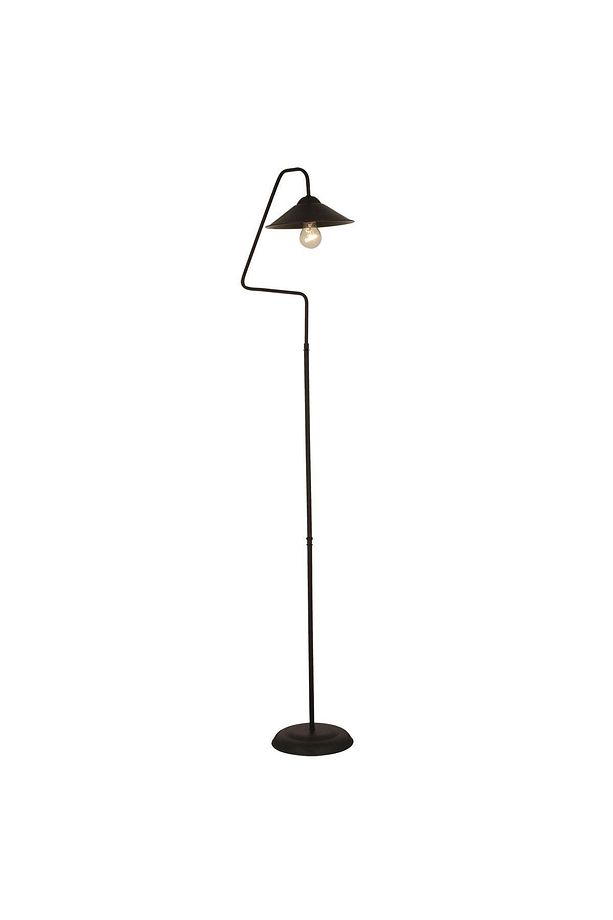 Helga Siyah Modern Tasarım Retro Metal Lambader - 2