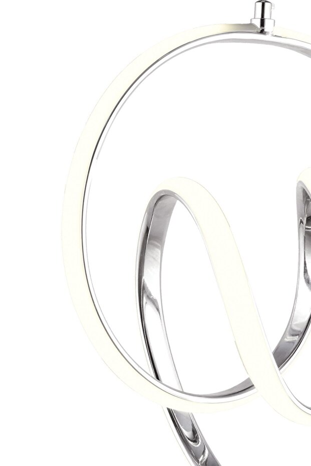 Ruby Krom 3 Renkli 48 Watt Kristal Ledli Modern Oturma Odası Salon Sarkıt Avize - 4