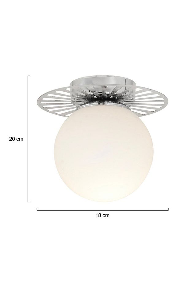 Rakes Krom Modern Plafonyer Genç Odası Mutfak Yatak Odası Avize - 5